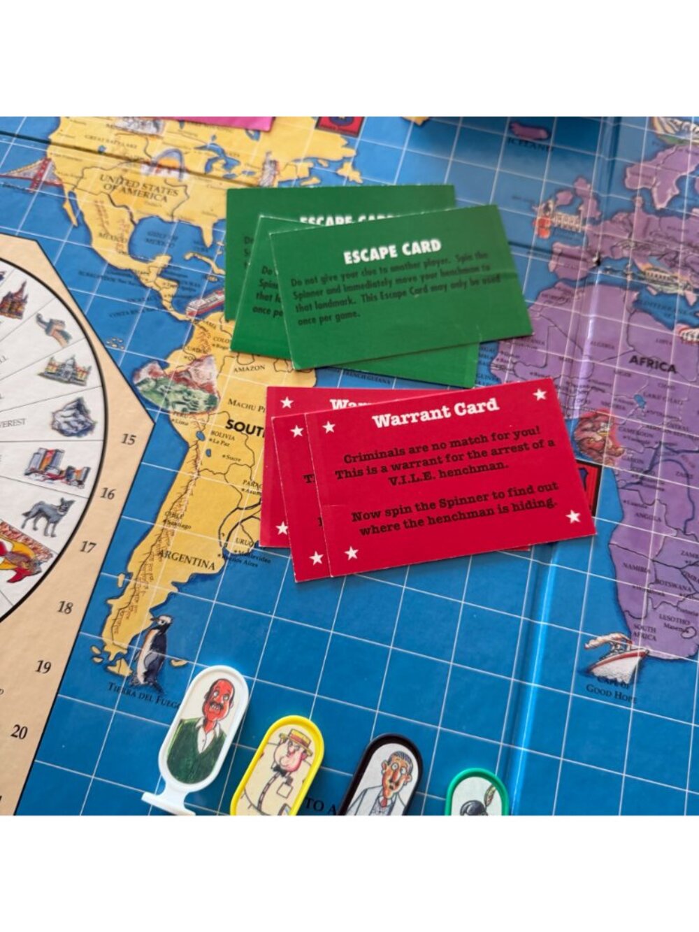 Where In The World Is Carmen Sandiego Geography Board Game 1992 Complete - Picture 7 of 10